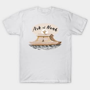 Noah's Ark with Animals in the Flood T-Shirt